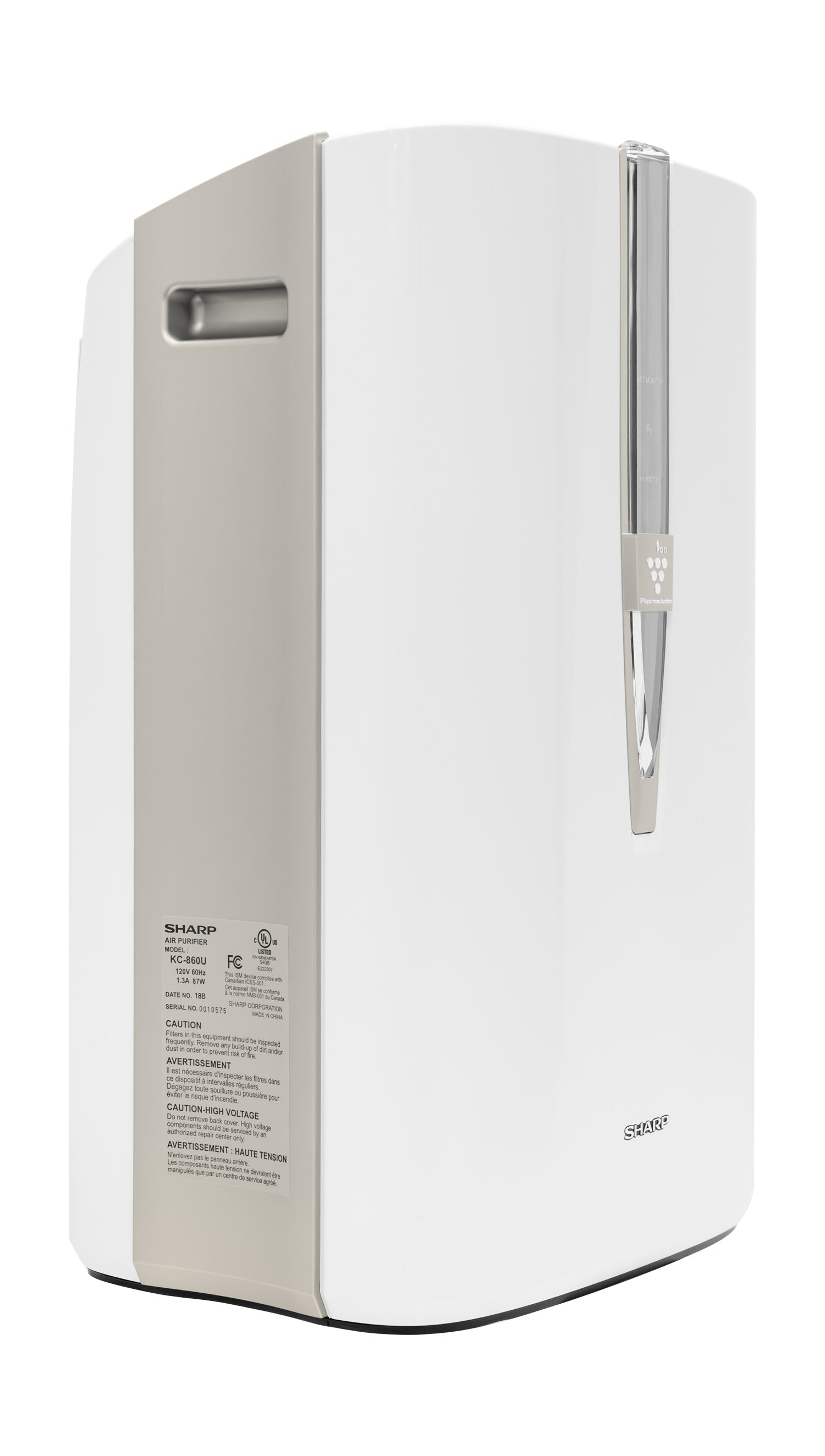 Sharp Plasmacluster Ion Air Purifier with True HEPA + Humidifier for Large Rooms