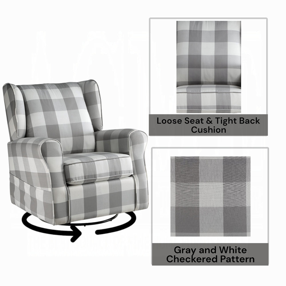 Patli Swivel Chair W/Glider
