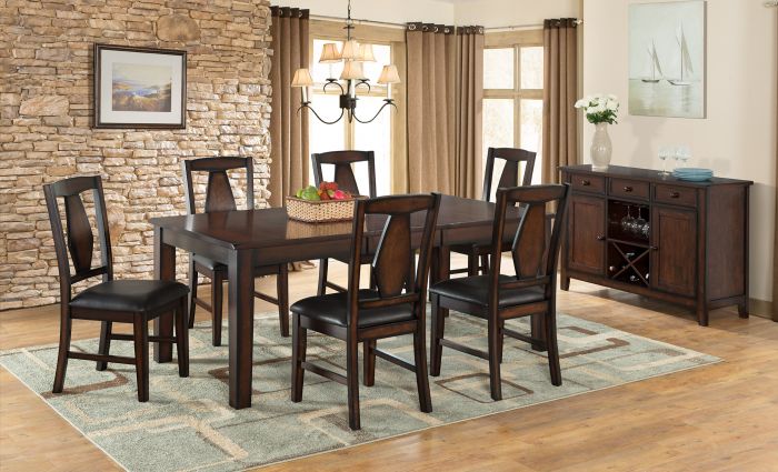 Tuscan Hills 7 Pieces Dining Set - VH1300
