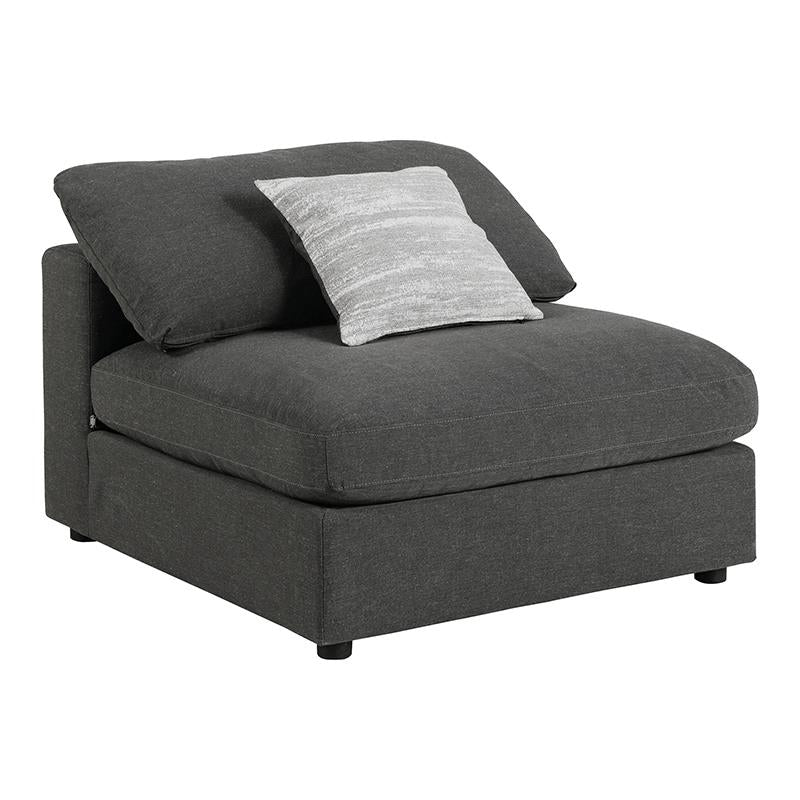 Serene 6-piece Upholstered Modular Sectional Charcoal-551324-SET