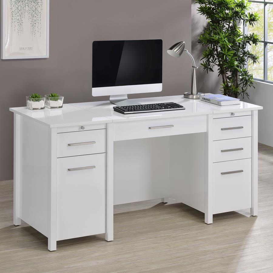 Dylan 4-Drawer Lift Top Office Desk-801573